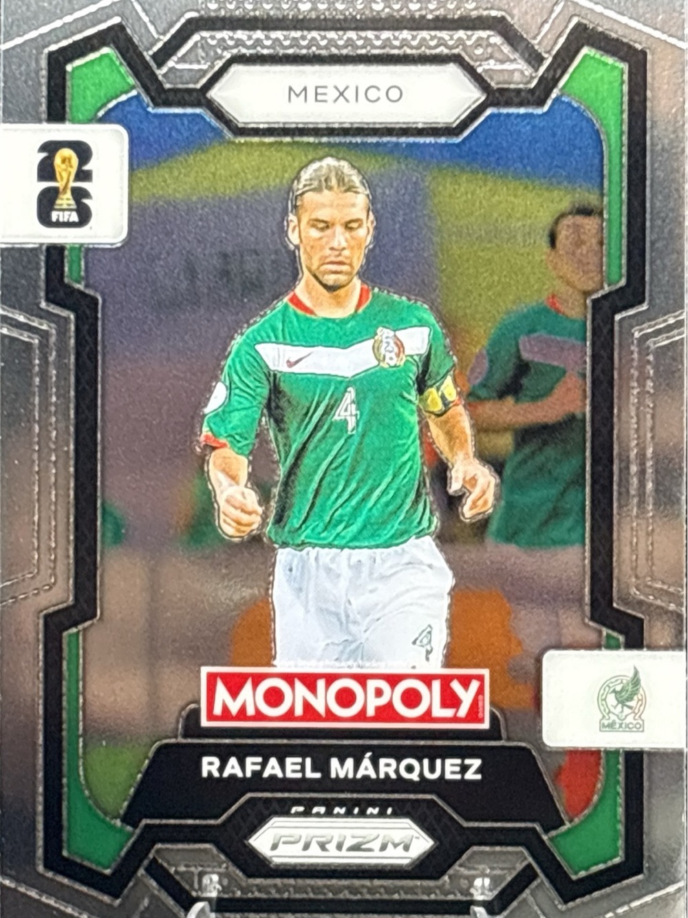 Panini Prizm Monopoly Rafael Márquez Soccer Card